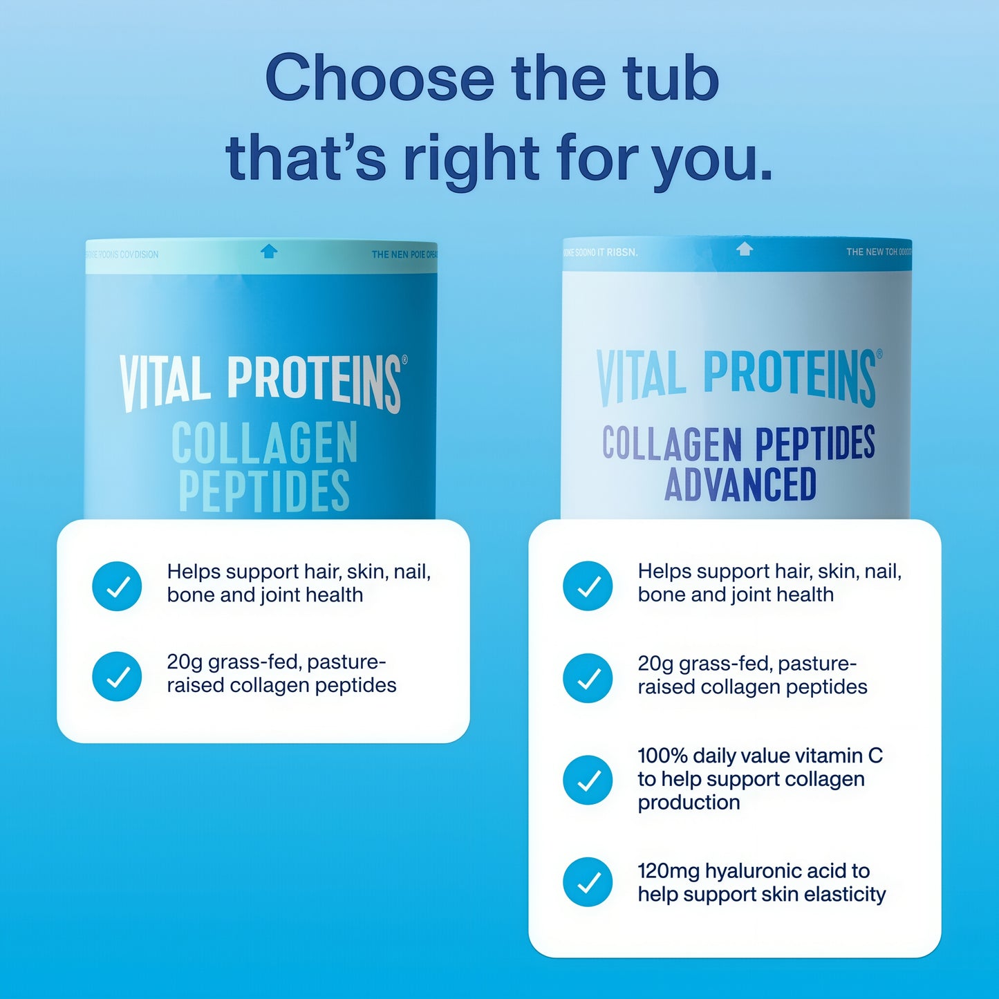 Vital Proteins Advanced Peptides Powder Collagen Unflavored 20oz